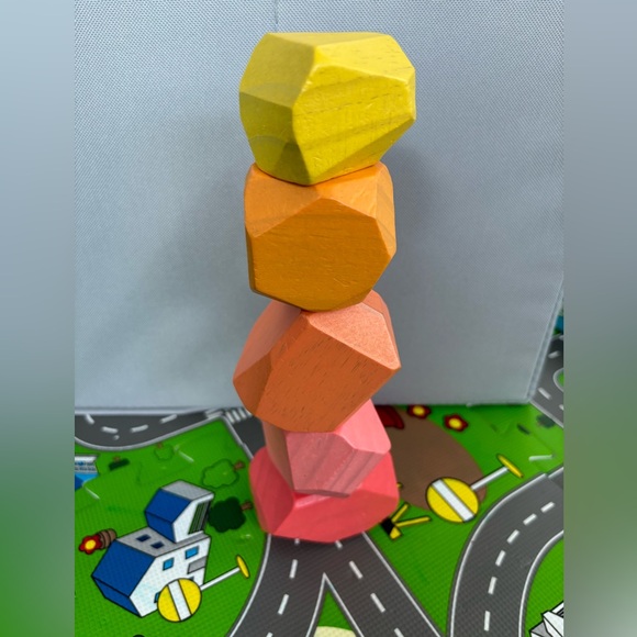 Solid Wood Stacking Boulders - Picture 4 of 4